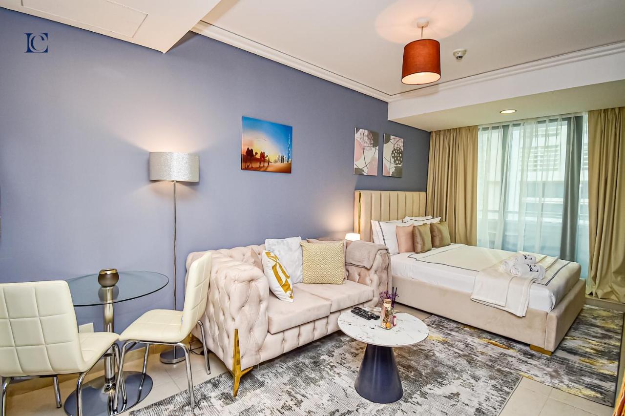 Luxury Escapes - Modern Studio Apt - Metro, Beach & Mall Mins Away Dubai Buitenkant foto