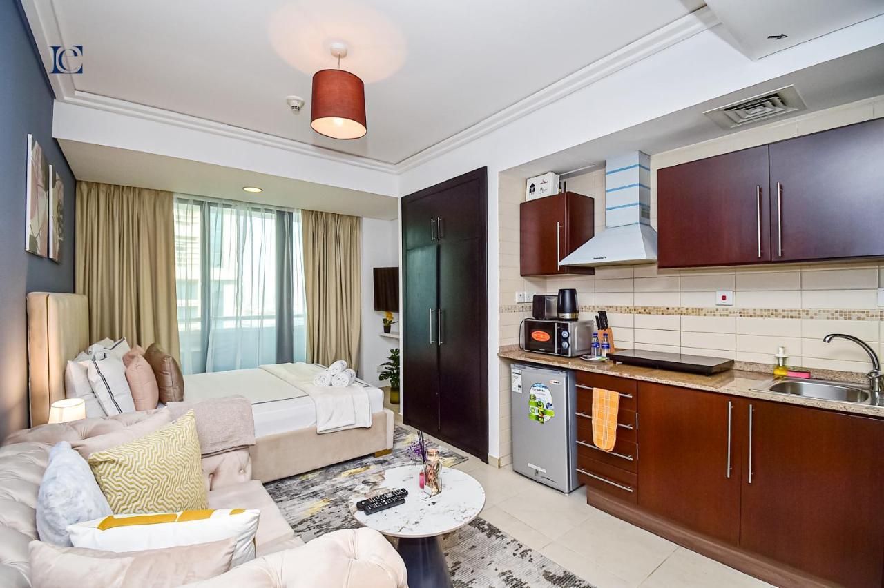 Luxury Escapes - Modern Studio Apt - Metro, Beach & Mall Mins Away Dubai Buitenkant foto