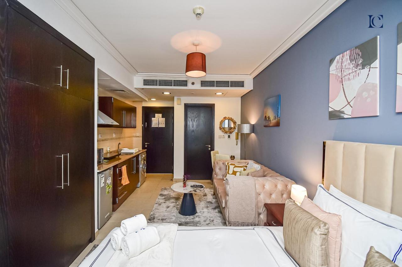 Luxury Escapes - Modern Studio Apt - Metro, Beach & Mall Mins Away Dubai Buitenkant foto