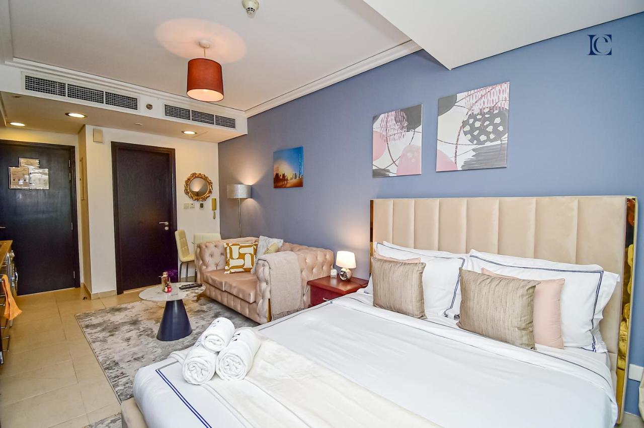 Luxury Escapes - Modern Studio Apt - Metro, Beach & Mall Mins Away Dubai Buitenkant foto