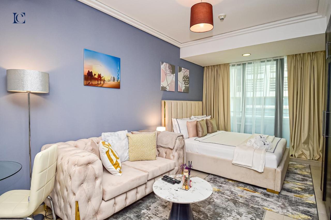 Luxury Escapes - Modern Studio Apt - Metro, Beach & Mall Mins Away Dubai Buitenkant foto